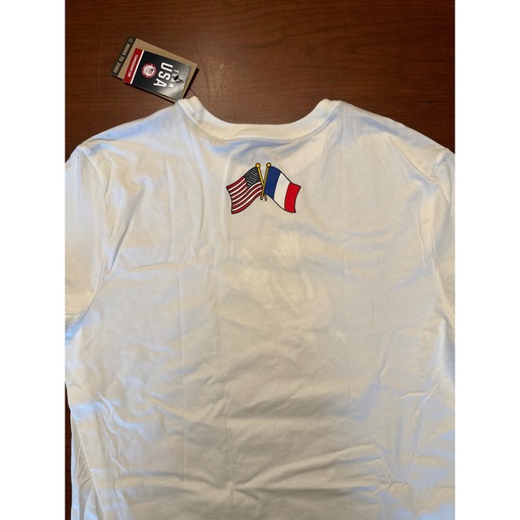 USA Club Nike T-Shirt men's Medium FN0861 100 Olympics team issued eagle NWT - Picture 10 of 10